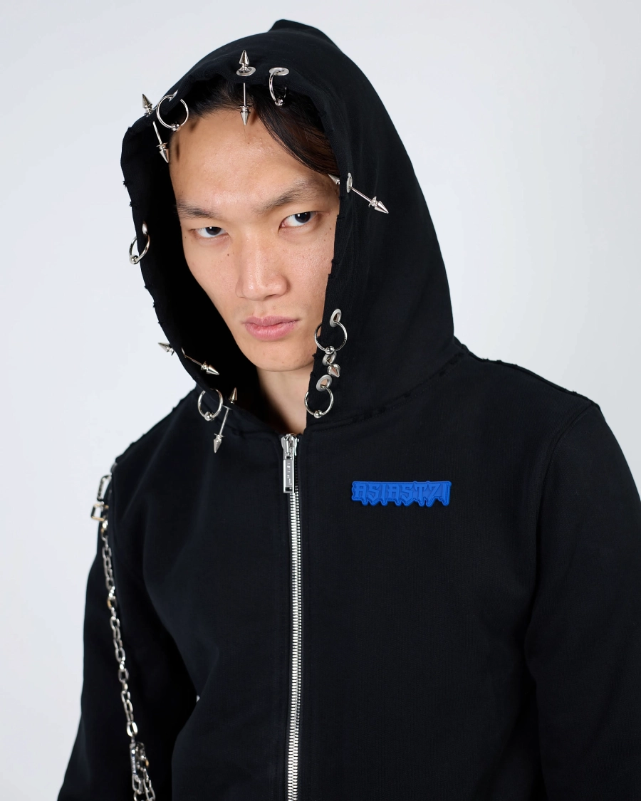 Худи ZIP KINO 2ND RELEASE BLACK ASIA ST 71, цвет: Черный, AST71.KINO-HOOD-ZIP-2ND купить онлайн