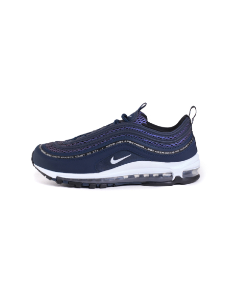 Кроссовки мужские Nike Air Max 97 "Just Do It Purple Navy" NKDADDYS SNEAKERS, цвет: синий FQ7965-400 купить онлайн