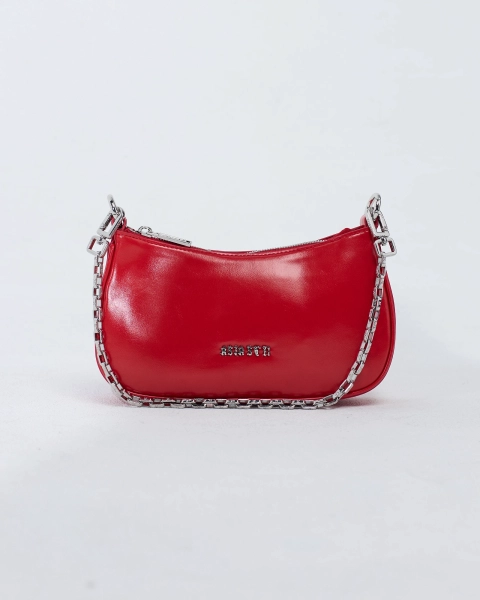 Сумка на цепочке SHINY RED
