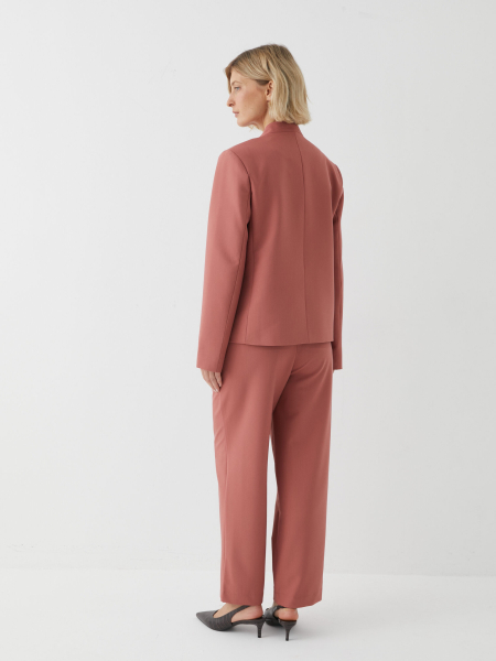 Жакет с воротником-стойкой Marou, цвет: розовый,  купить онлайн