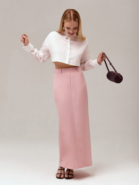 Юбка макси из вискозы