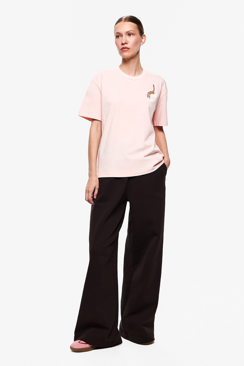 Хлопковая футболка DREAMS BY ALENA AKHMADULLINA, цвет: розовый, 225103120404248/410000 купить онлайн