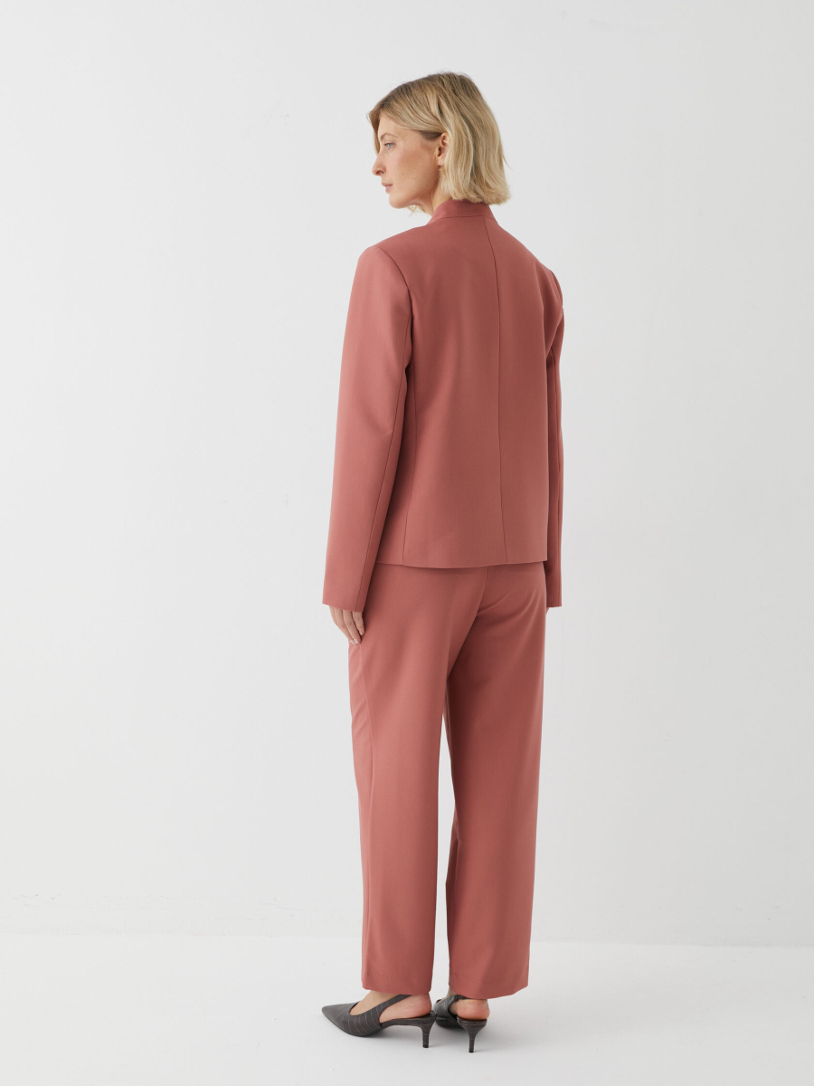 Жакет с воротником-стойкой Marou, цвет: розовый,  купить онлайн