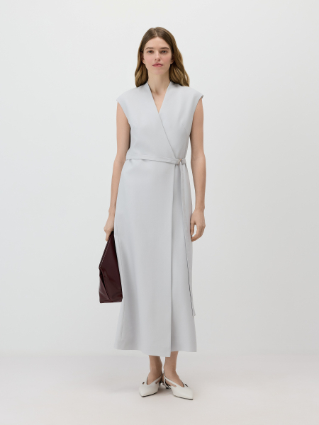 Платье из лиоцелла Conso, цвет: серый, PD 260439 - серый купить онлайн