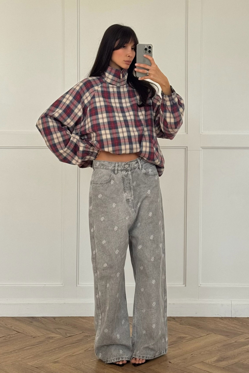 Олимпийка в клетку Label .B, цвет: сине-красный, Jc.01.4.0126/3BL/R купить онлайн