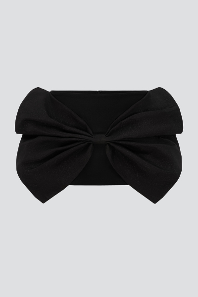 Юбка-шорты с бантом Barbino Maison, цвет: black, 63 купить онлайн