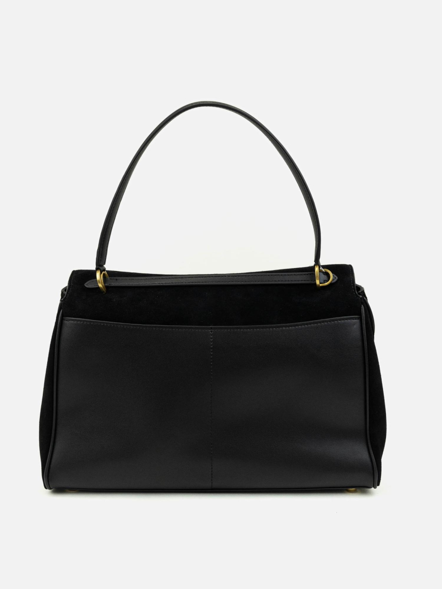 Сумка SANDRA MEDIUM brand salad, цвет: suede black J-704-PHR 6944 купить онлайн