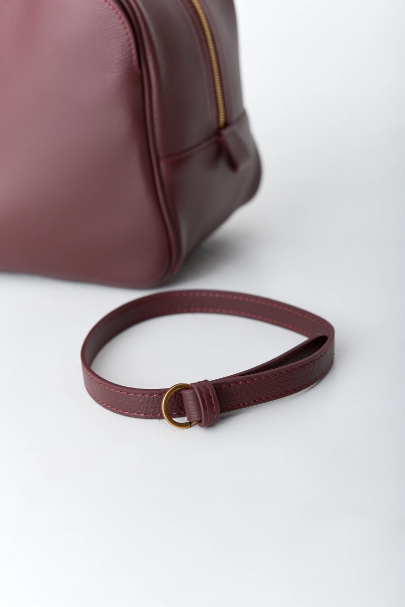 Сумка из натуральной кожи Ricoco, цвет: Бордовый bag11/1 купить онлайн