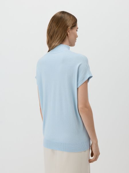 Джемпер из вискозы Conso, цвет: голубой, KJS 260718 - голубой купить онлайн