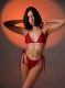 Лиф Triangle Bikini Cherry Red