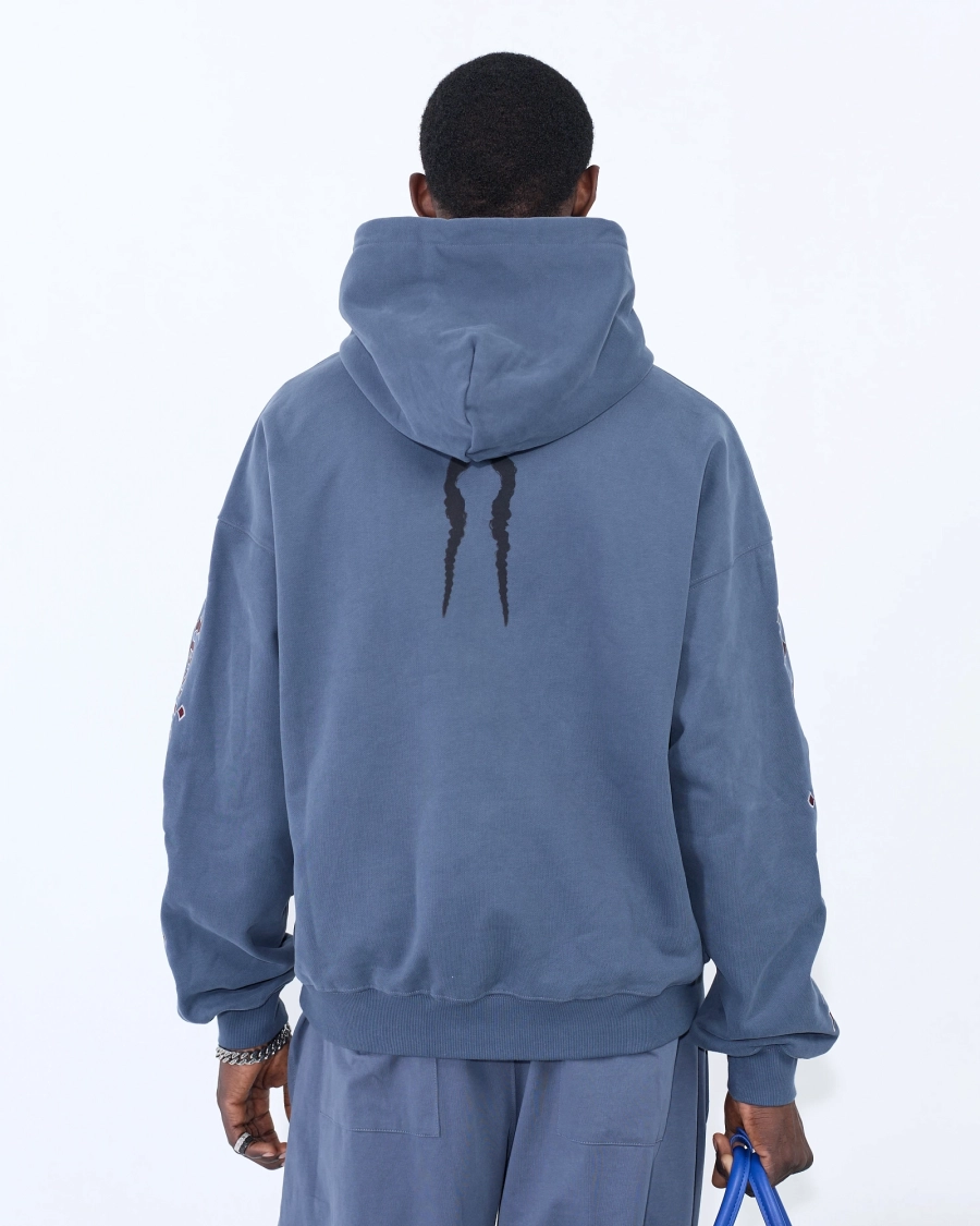 Худи MEXICAN BRAIDS PARIS BLUE ASIA ST 71, цвет: синий, Ast71.hood-braid-blue купить онлайн