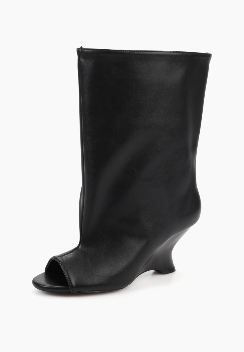 Ботильоны из экокожи SBALO, цвет: Черный SN101 купить онлайн