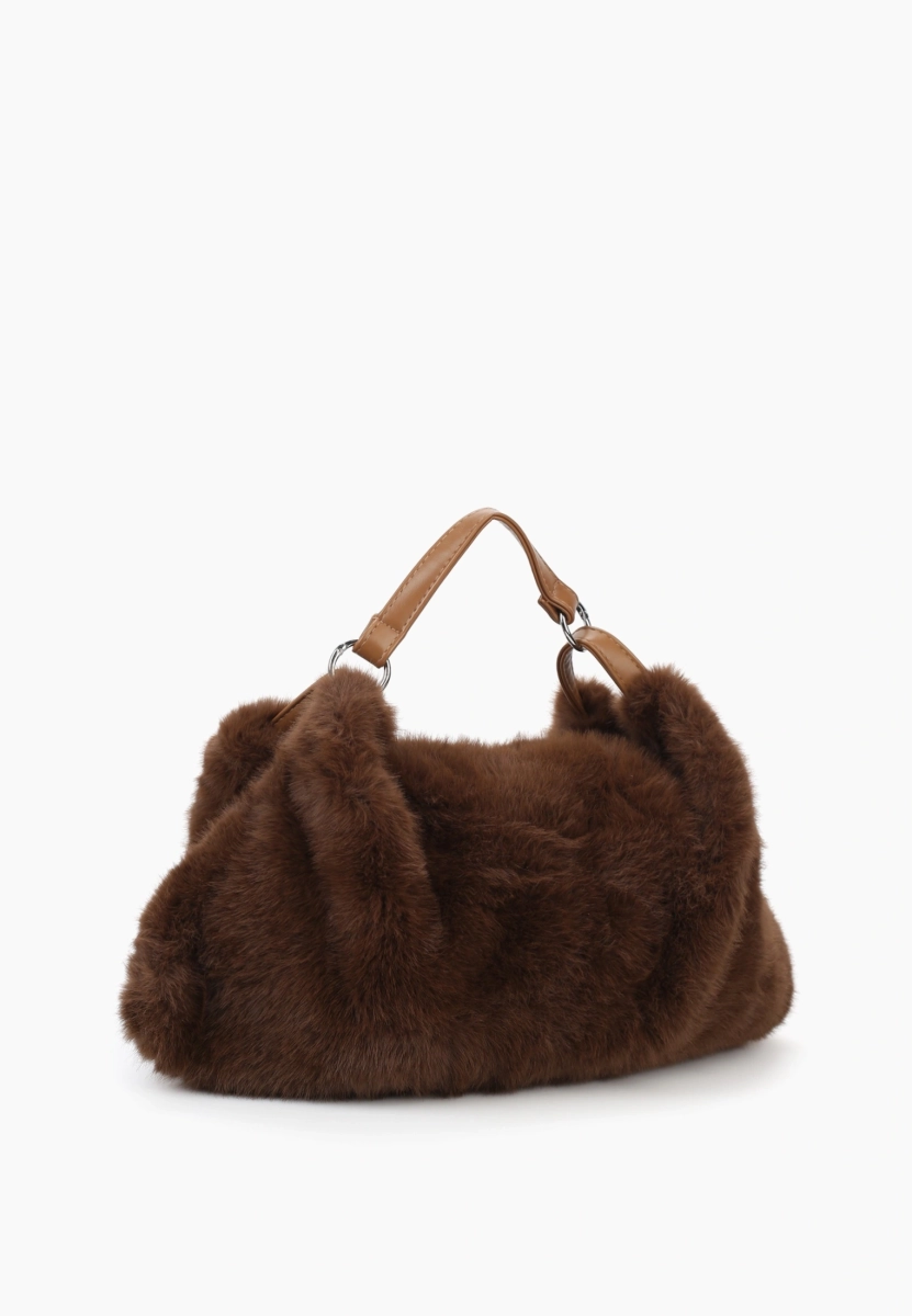 Сумка Fur меховая SBALO, цвет: Cappuccino  купить онлайн