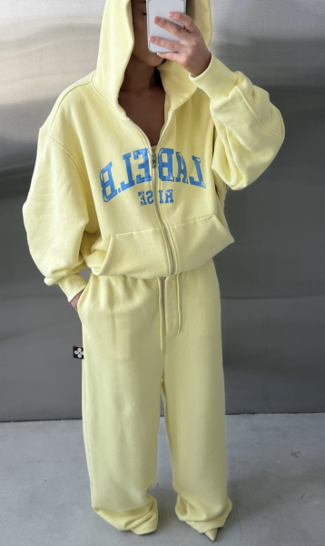 Худи на молнии Label .B, цвет: Желтый,  купить онлайн