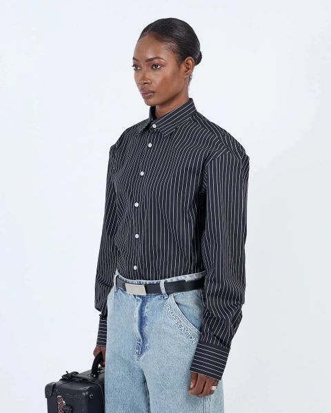 Рубашка CL71 STRIPES BLACK ASIA ST 71, цвет: Черный, Ast71.CL71.shirt-stripes-bl купить онлайн