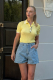 Футболка поло вязаная LIGHT YELLOW Label .B, цвет: light yellow Kn.04.2.0540LYL |новая коллекция купить онлайн
