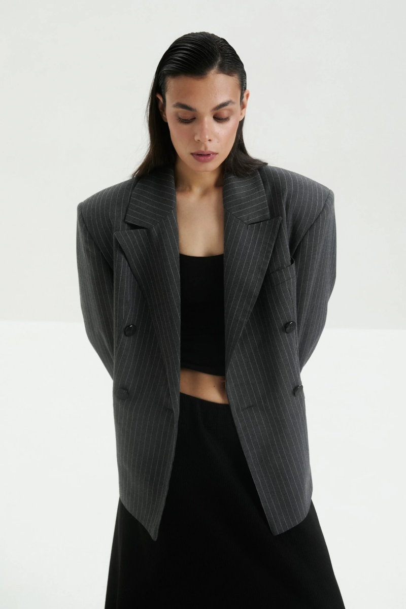 Пиджак с поясом