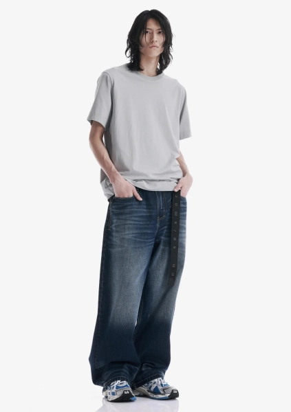 Широкие джинсы KRAKATAU, цвет: темно-синий, Ru223-615 купить онлайн