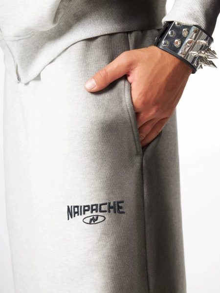 Брюки Naipache crew pants U NAIPACHE, цвет: серый,  купить онлайн