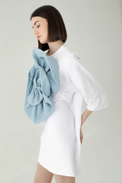 Платье Bloom WH/Blu