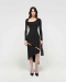 Платье Asimetric Midi Dress With Cutouts
