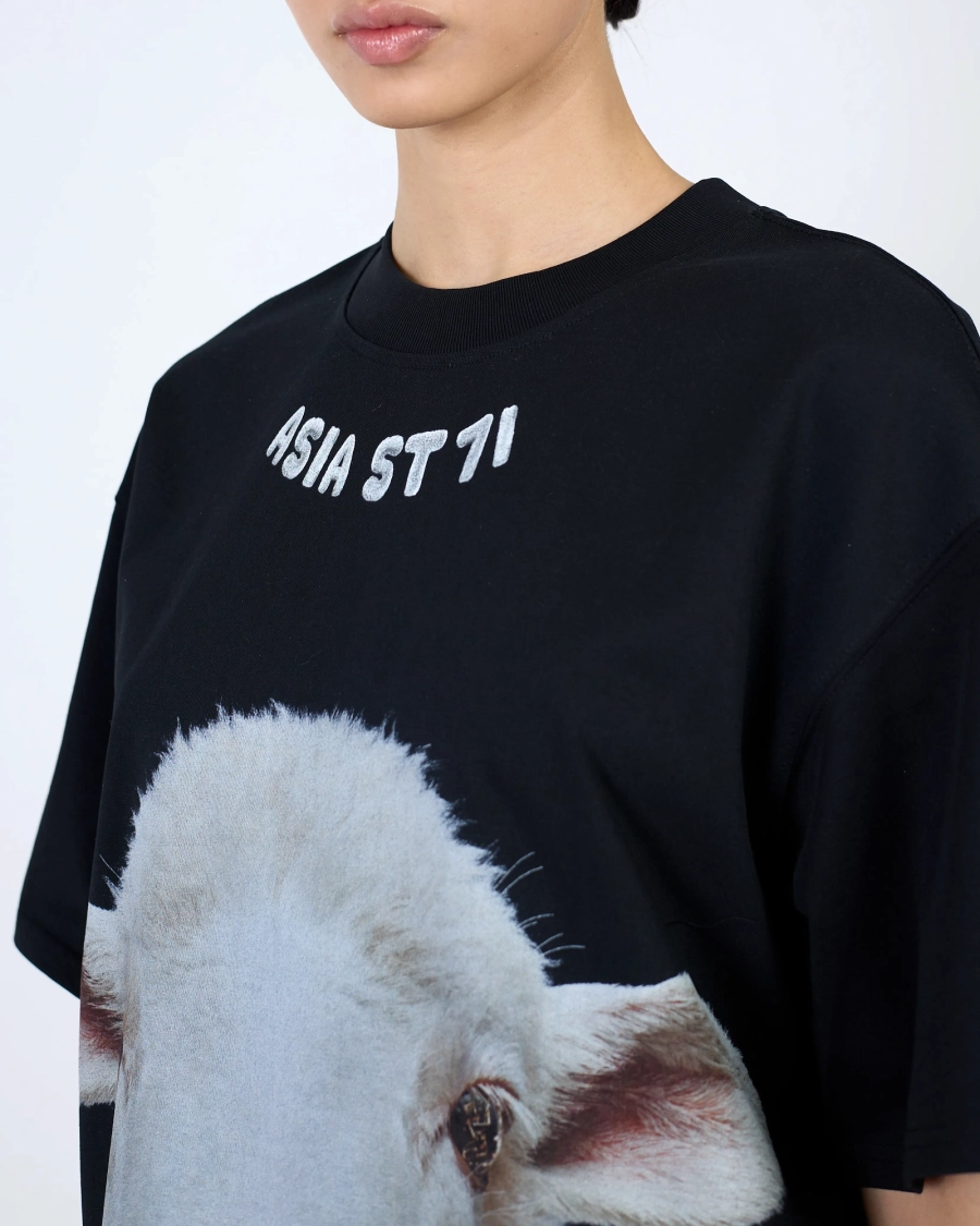 Футболка LUNA & SHEEP 300 GR BLACK ASIA ST 71, цвет: Черный, Ast71.tt-luna-sheep-black купить онлайн