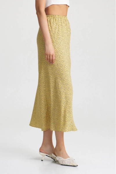 Юбка в цветочек Yellow Erist store, цвет: Желтый, НФ-00002011 купить онлайн