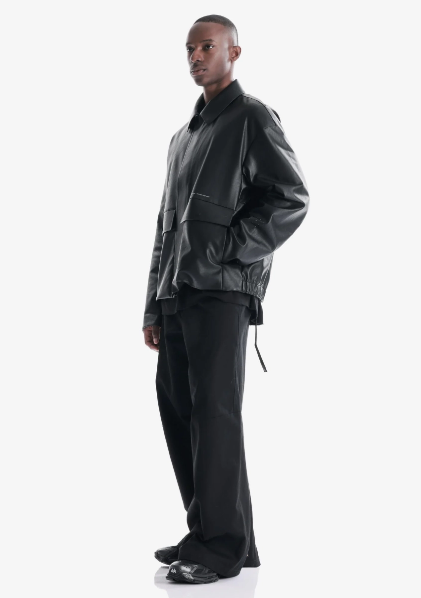 Куртка из экокожи KRAKATAU, цвет: Черный, Qm566-1 купить онлайн