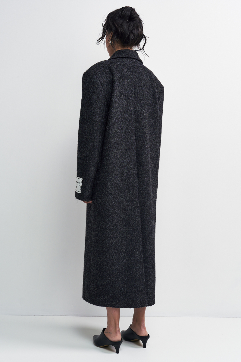 Пальто-макси Erist store, цвет: Черный, НФ-00003231 купить онлайн