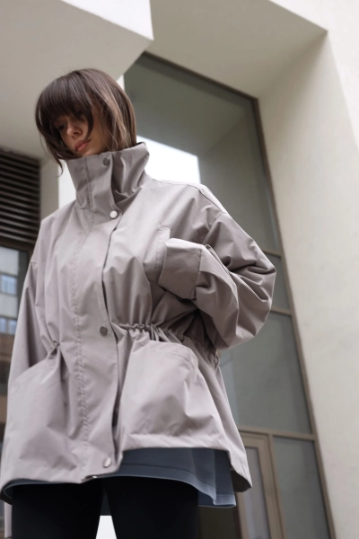 Ветровка Parka greige issju, цвет: Серо-бежевый, 4236 купить онлайн