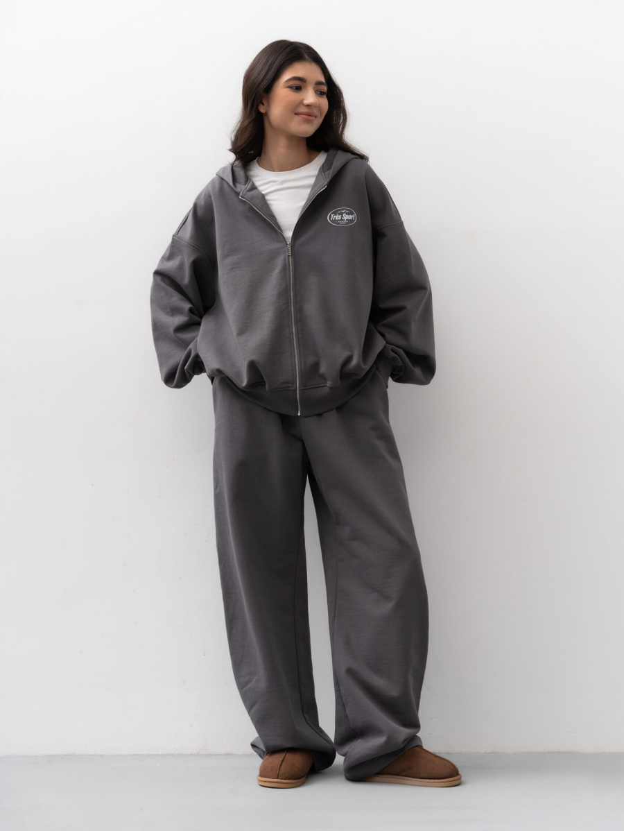 Зип-худи Trés sport TRES, цвет: графит, НФ-00002394 купить онлайн