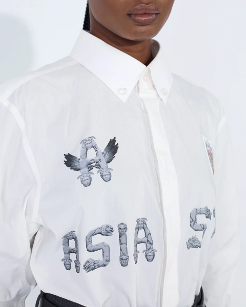 Сорочка CL71 BLAZON LION WHITE ASIA ST 71, цвет: белый, Ast71.CL-shirt-lion-wh купить онлайн