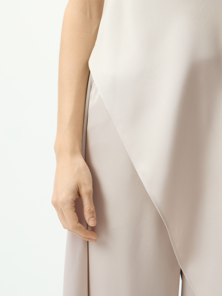 Атласный топ градиентной длины Conso, цвет: жемчужный, PM 250970 - жемчужный купить онлайн