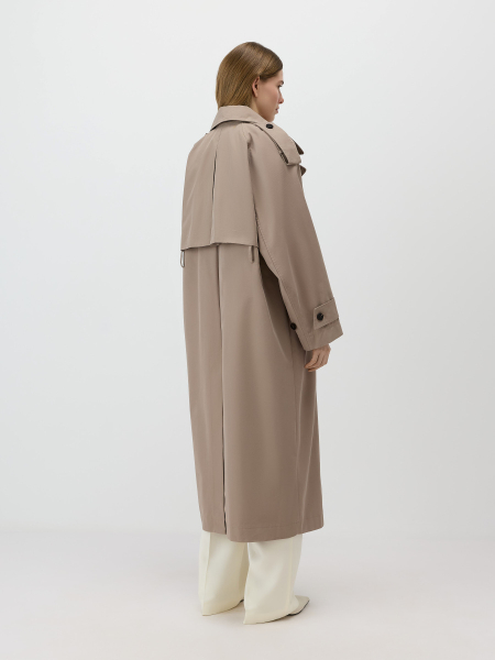 Тренч оверсайз Conso, цвет: Кофейный, SL 260123 - кофейный купить онлайн