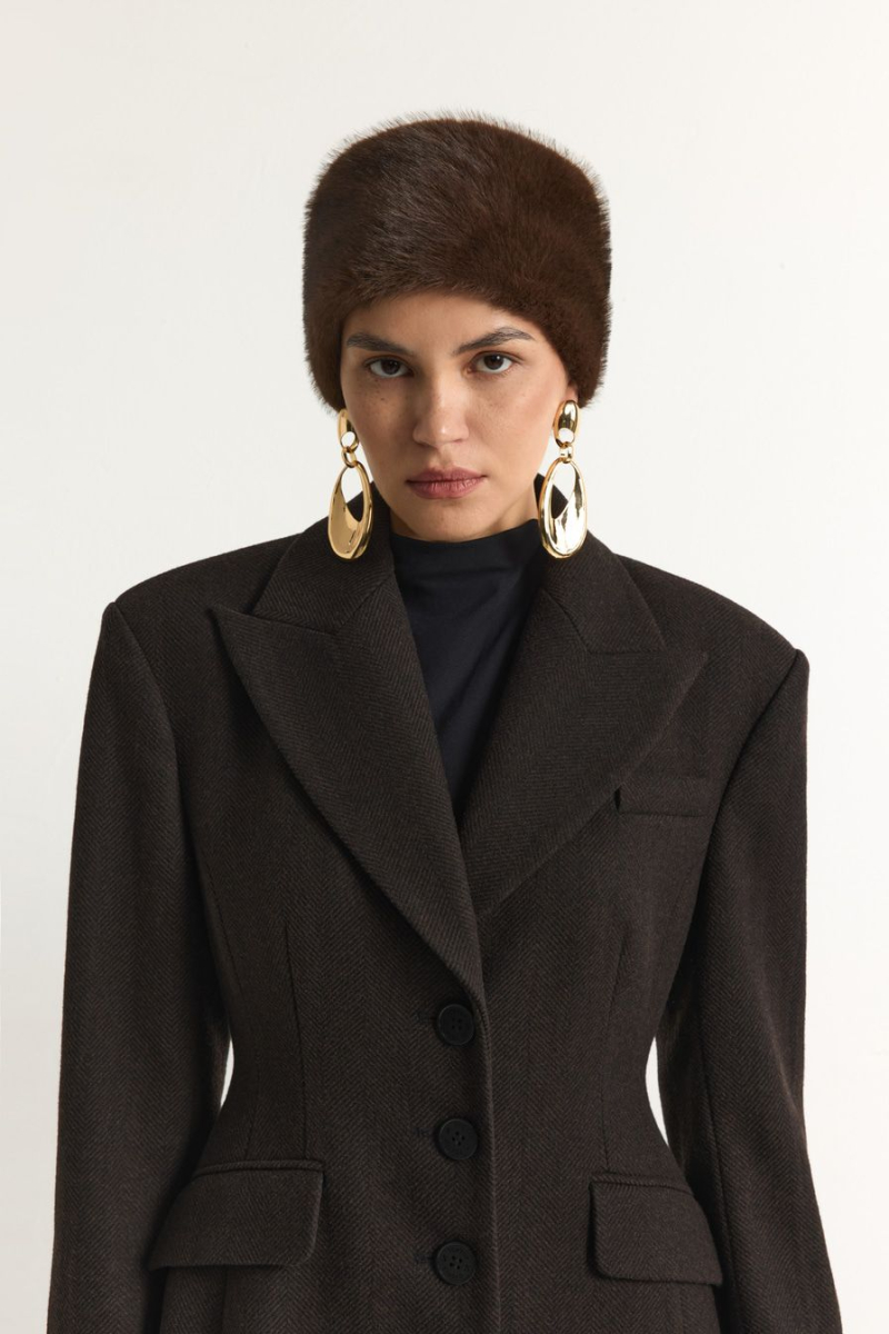 Повязка из экомеха TOPTOP, цвет: коричневый TT.606.18510.700 купить онлайн