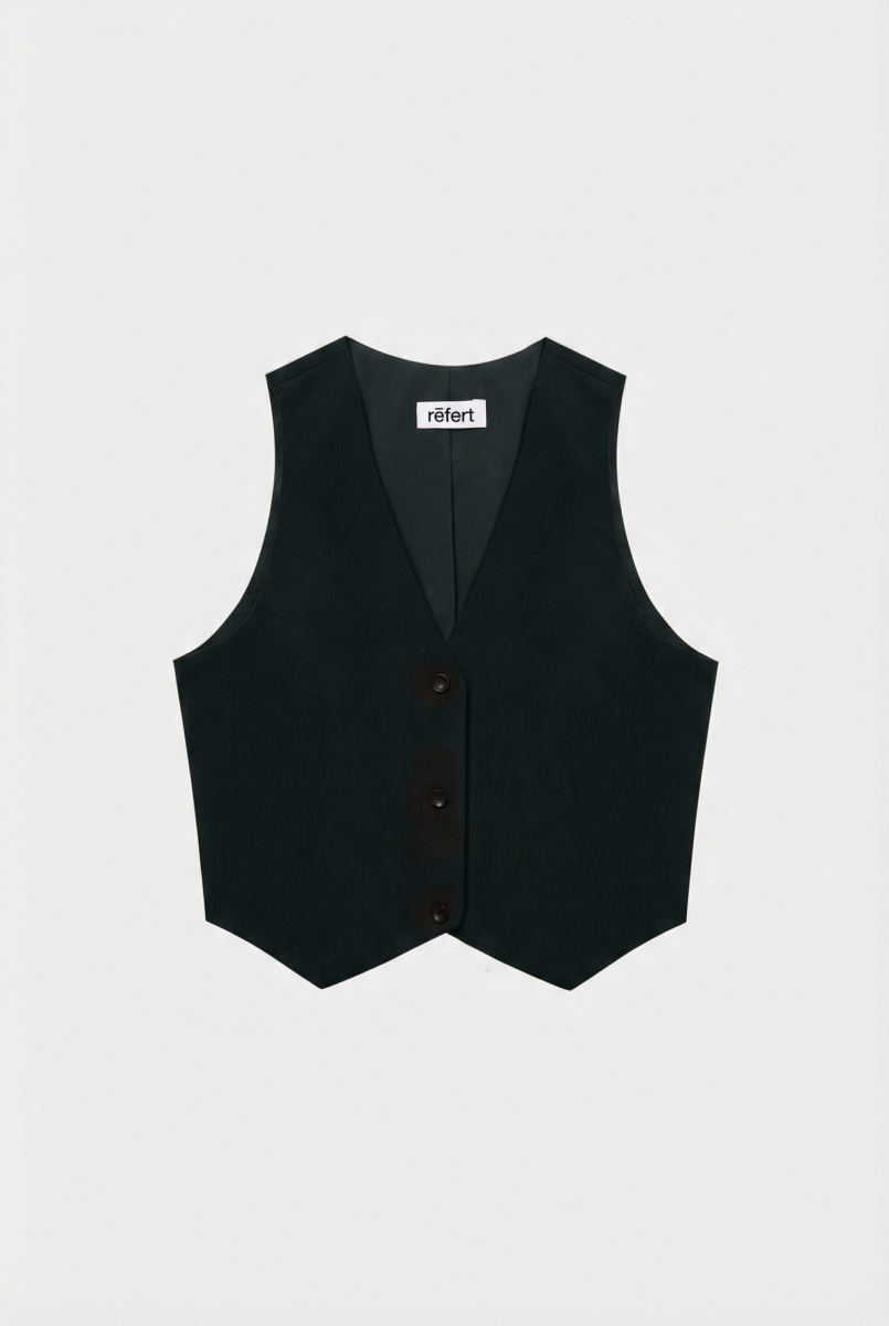 Жилет прямой