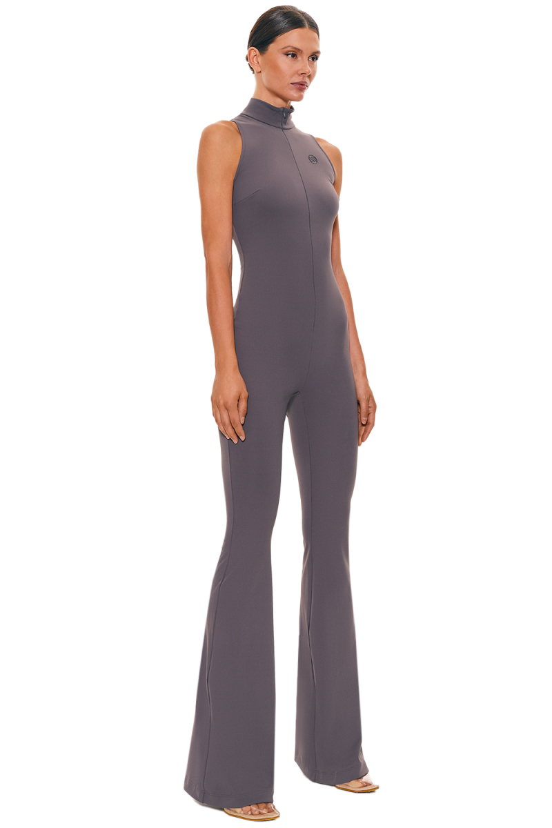 Комбинезон с молнией спереди SODAMODA, цвет: графит, 12835 купить онлайн