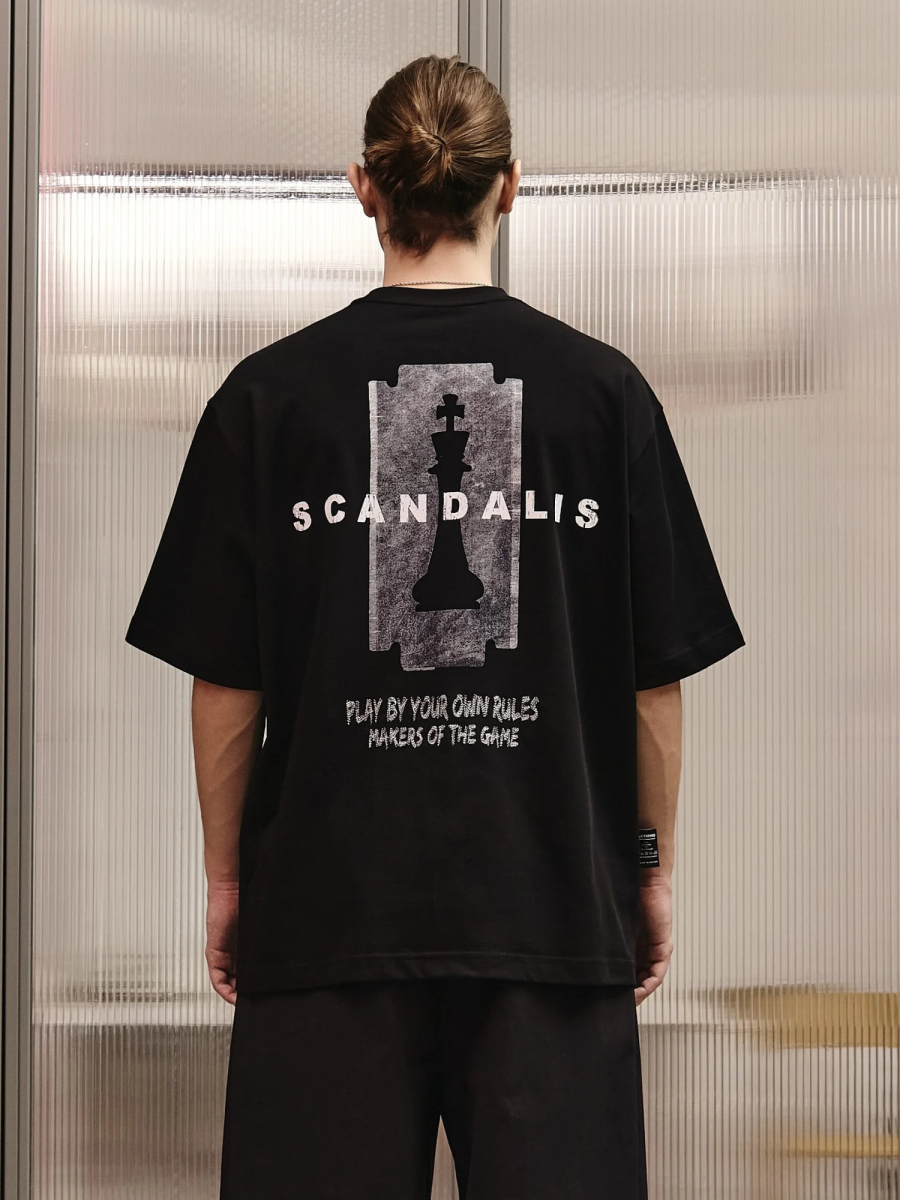 Футболка Лезвие SCANDALIS, цвет: Черный, ФЧ032а купить онлайн