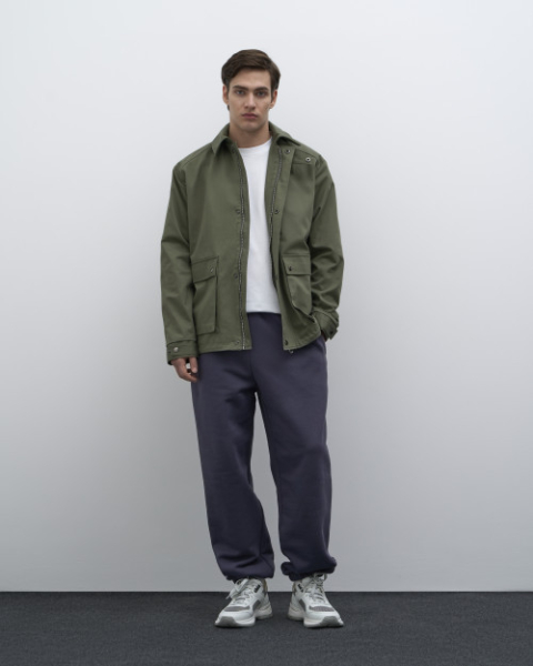 Ветровка-тренч Italian Cotton BUCHNER, цвет: хаки, CO0123008KH купить онлайн