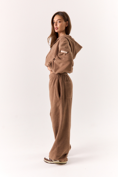 Худи zip curly ELASTIC, цвет: шоко,  со скидкой купить онлайн