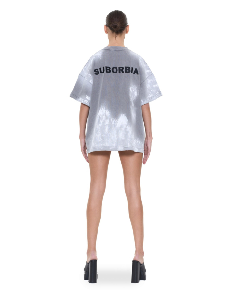 Футболка Grillz Suborbia, цвет: washed grey, 006023 купить онлайн