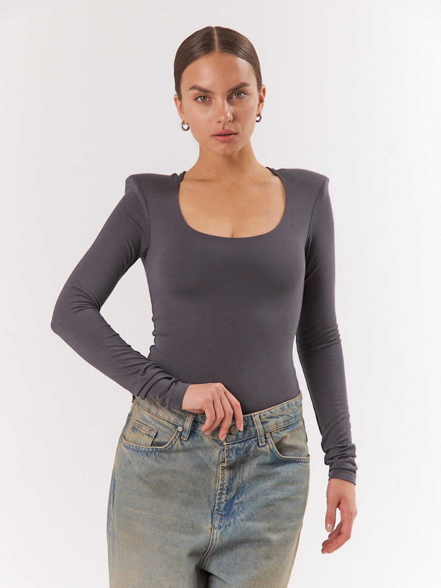 Боди figure ELASTIC, цвет: графит,  купить онлайн