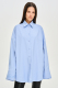 Рубашка объемная двойная FW 24/25 Label .B, цвет: LIGHT BLUE, ТР.06.5.2470BL/CR со скидкой купить онлайн