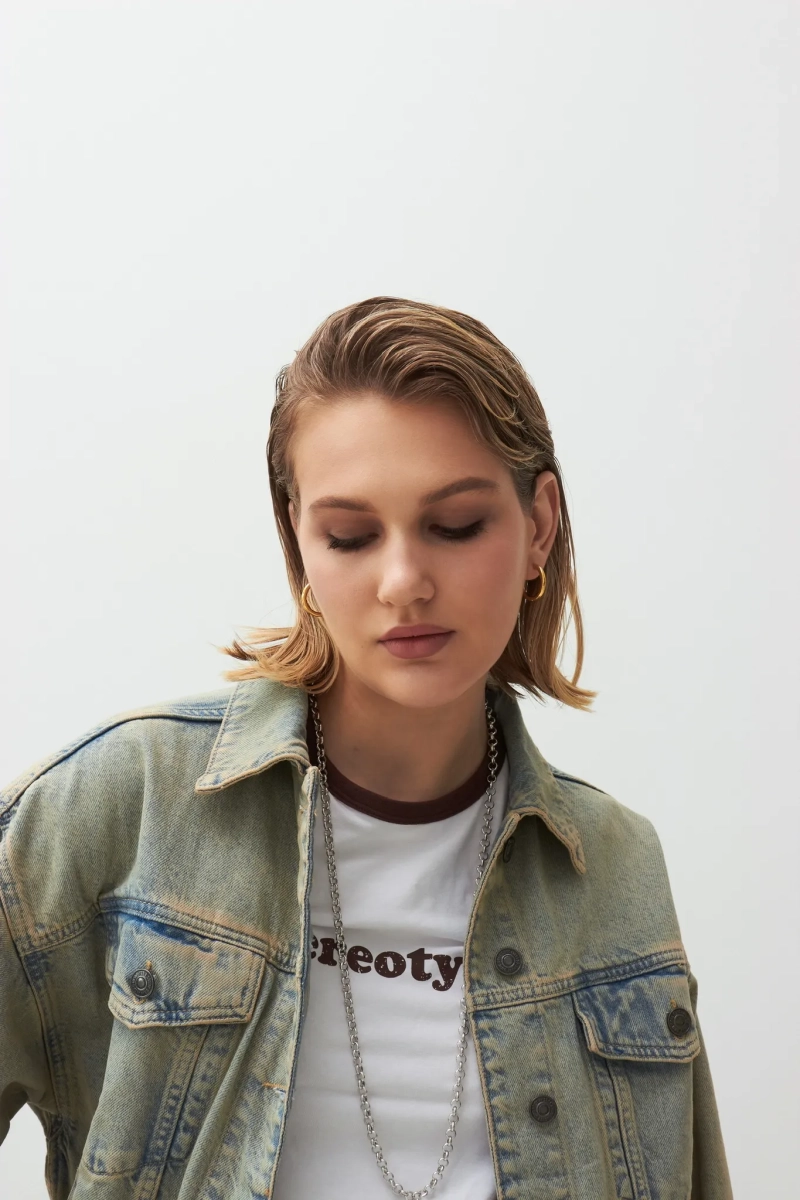 Серебряные глянцевые серьги-хупы "Match" SBLESKOM, цвет: позолота, 21726 купить онлайн