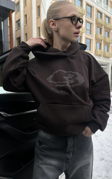 Худи с карманом BROWN Label .B, цвет: BROWN, Tp.01.4.3824.1125BRN купить онлайн