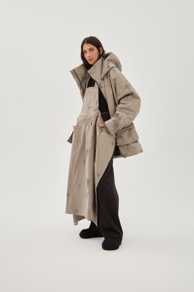 Куртка художественная UNKE, цвет: серый, 2601J006СP_ВЕ купить онлайн