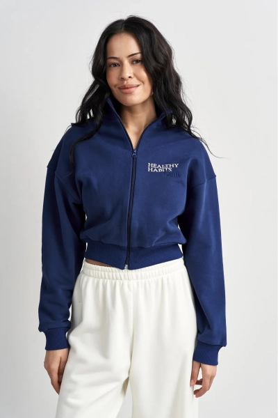 Бомбер мини Erist store, цвет: темно-синий, НФ-00003378 купить онлайн