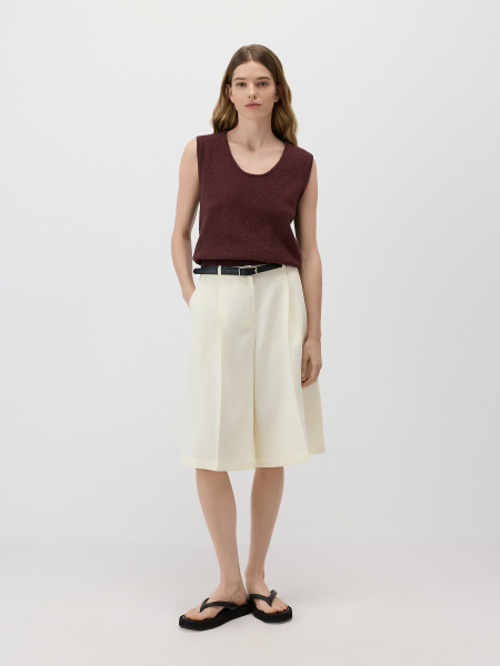 Шорты из лиоцелла Conso, цвет: молочный, PS 260438 - молочный купить онлайн