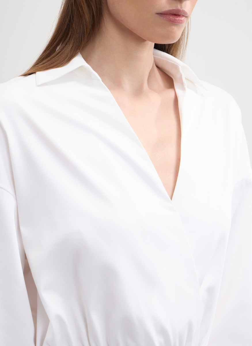 Платье-рубашка мини ALL WE NEED, цвет: белый,  купить онлайн