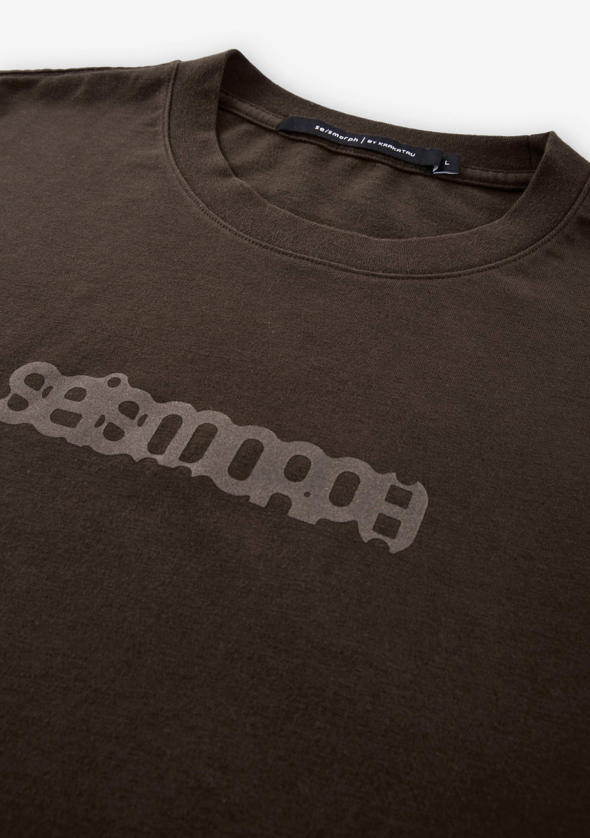 Лонгслив с тональным логотипом KRAKATAU, цвет: коричневый, Tu125-7 купить онлайн